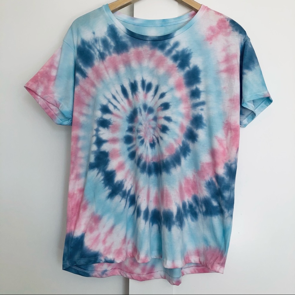 Tie Dye Custom Spiral Tee NEW - Picture 9 of 11